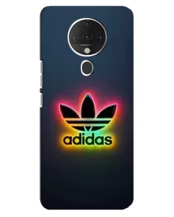 Чехол для TECNO Spark 6 с картинкой «Неоновый Adidas»