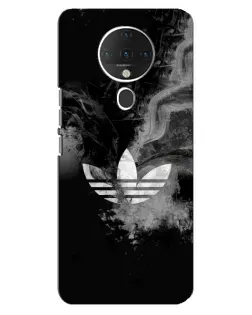 Чехол для TECNO Spark 6 с картинкой «Абстрактный дым Adidas»