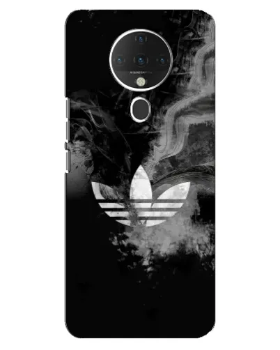 Чехол для TECNO Spark 6 с картинкой «Абстрактный дым Adidas»