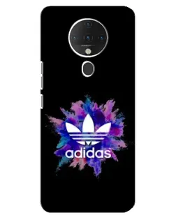 Чехол для TECNO Spark 6 с картинкой «Взрыв красок Adidas»