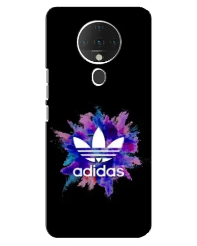 Чехол для TECNO Spark 6 с картинкой «Взрыв красок Adidas»