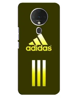 Чехол для TECNO Spark 6 с картинкой «Оливковый градиент Adidas»
