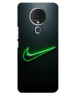 Чехол для TECNO Spark 6 с картинкой «Неоновый контур Nike» Чехол для TECNO Spark 6 с картинкой «Неоновый контур Nike»
