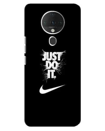 Чехол для TECNO Spark 6 с картинкой «Текстовый принт Nike»