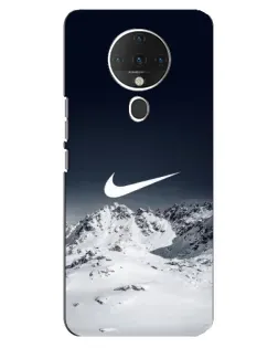 Чехол для TECNO Spark 6 с картинкой «Nike — зимние горы»
