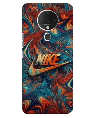 Чехол для TECNO Spark 6 с картинкой «Nike в абстракции»