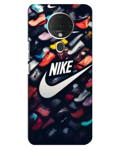 Чехол для TECNO Spark 6 с картинкой «Коллекция кроссовок Nike»