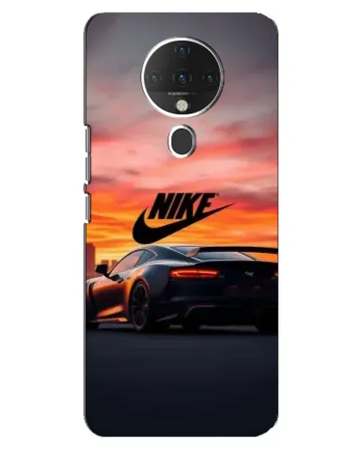 Чехол для TECNO Spark 6 с картинкой «Nike и суперкар»