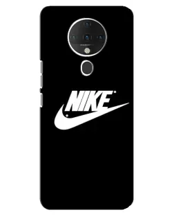Чехол для TECNO Spark 6 с картинкой «Мазки краски Nike»