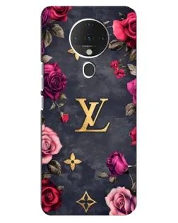 Чехол для TECNO Spark 6 с картинкой «Цветочный Louis Vuitton»