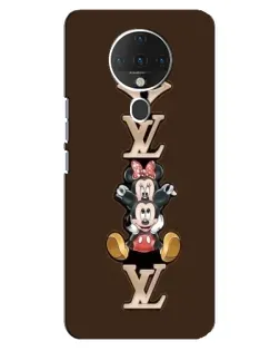 Чехол для TECNO Spark 6 с картинкой «LV и Микки Маус»