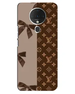 Чехол для TECNO Spark 6 с картинкой «Louis Vuitton — банты»
