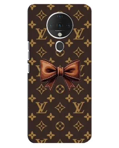 Чехол для TECNO Spark 6 с картинкой «LV с бантом»