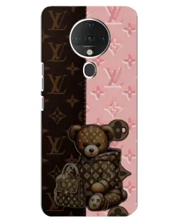 Чехол для TECNO Spark 6 с картинкой «Мишка в стиле LV»