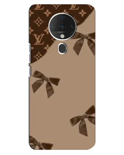 Чехол для TECNO Spark 6 с картинкой «LV — кофейный атлас»