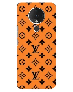 Чехол для TECNO Spark 6 с картинкой «Оранжевый стиль LV»