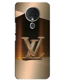Чехол для TECNO Spark 6 с картинкой «LV — золотое сияние»