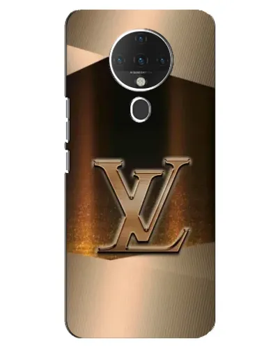 Чехол для TECNO Spark 6 с картинкой «LV — золотое сияние»