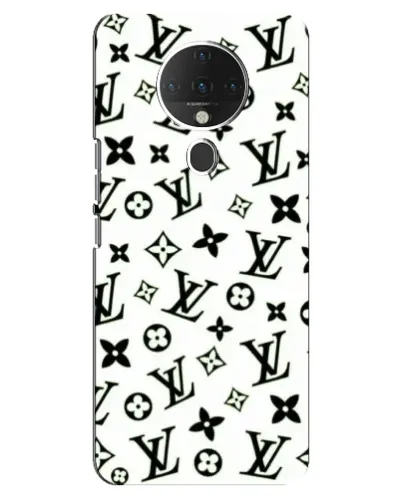 Чехол для TECNO Spark 6 с картинкой «Монохромный хаос LV»