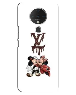 Чехол для TECNO Spark 6 с картинкой «LV и Микки Маус»