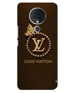 Чехол для TECNO Spark 6 с картинкой «LV — золотая печать»