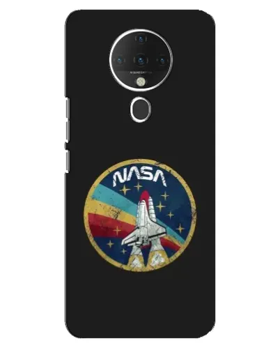 Чехол для TECNO Spark 6 с картинкой «NASA — эмблема миссии»