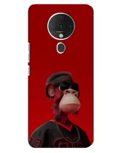 Чохол для TECNO Spark 6 з картинкою «Bored Ape в червоному» Чохол для TECNO Spark 6 з картинкою «Bored Ape в червоному»