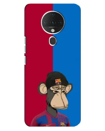 Чехол для TECNO Spark 6 с картинкой «Bored Ape — фанат Барсы» Чехол для TECNO Spark 6 с картинкой «Bored Ape — фанат Барсы»