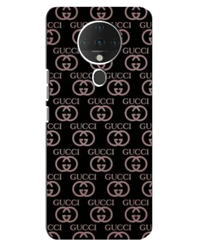 Чехол для TECNO Spark 6 с картинкой «Классическая монограмма Gucci»