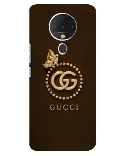 Чехол для TECNO Spark 6 с картинкой «Gucci — золотая бабочка»