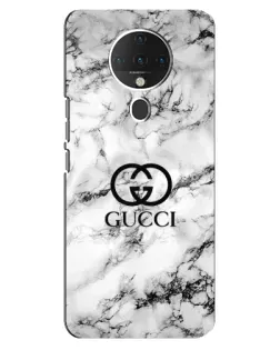 Чехол для TECNO Spark 6 с картинкой «Gucci — мраморный шик»