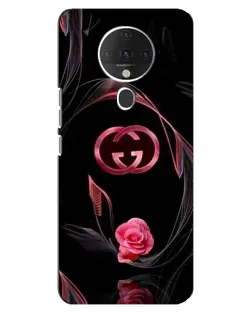 Чехол для TECNO Spark 6 с картинкой «Gucci — неоновая роза»