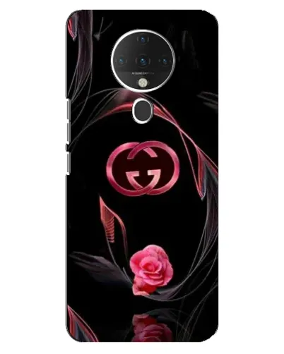 Чехол для TECNO Spark 6 с картинкой «Gucci — неоновая роза»