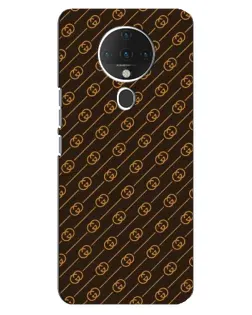Чехол для TECNO Spark 6 с картинкой «Gucci — золотые диагонали»
