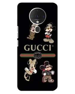 Чохол для TECNO Spark 6 з картинкою «Gucci — герої Disney та монограма»