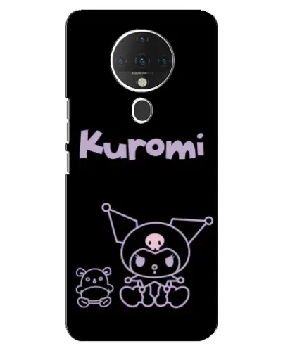 Чохол для TECNO Spark 6 з картинкою «Kuromi — чорний мінімалізм» Чохол для TECNO Spark 6 з картинкою «Kuromi — чорний мінімалізм»