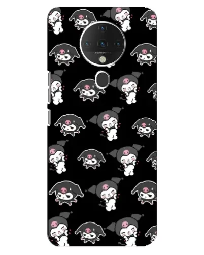 Чохол для TECNO Spark 6 з картинкою «Чорний паттерн Kuromi» Чохол для TECNO Spark 6 з картинкою «Чорний паттерн Kuromi»