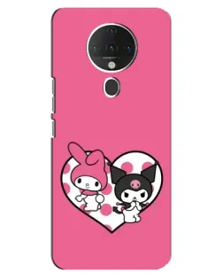 Чохол для TECNO Spark 6 з картинкою «Kuromi та My Melody» Чохол для TECNO Spark 6 з картинкою «Kuromi та My Melody»