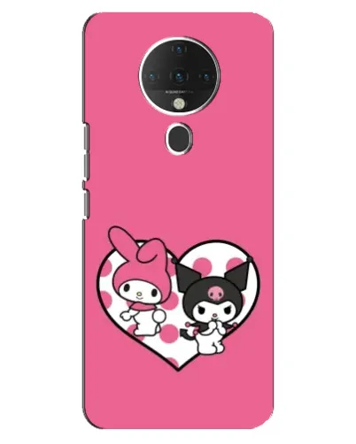 Чохол для TECNO Spark 6 з картинкою «Kuromi та My Melody» Чохол для TECNO Spark 6 з картинкою «Kuromi та My Melody»