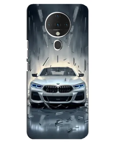 Чехол для TECNO Spark 6 с картинкой «BMW в свете фар»