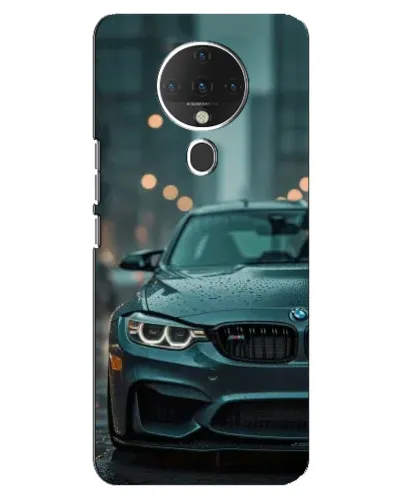 Чехол для TECNO Spark 6 с картинкой «BMW в огнях города»