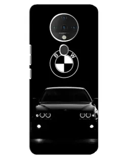 Чехол для TECNO Spark 6 с картинкой «BMW — взгляд из темноты»