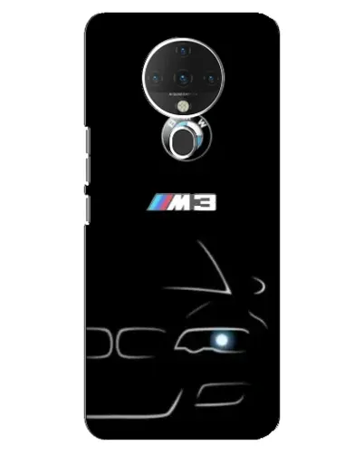Чехол для TECNO Spark 6 с картинкой «Минималистичный принт BMW M3»