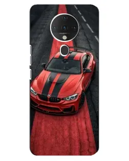 Чехол для TECNO Spark 6 с картинкой «BMW на красной дорожке»