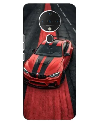 Чехол для TECNO Spark 6 с картинкой «BMW на красной дорожке»