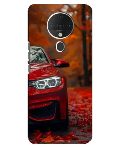 Чехол для TECNO Spark 6 с картинкой «Осенняя BMW M4»