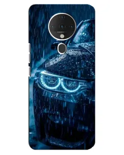 Чохол для TECNO Spark 6 з картинкою «BMW під дощем»