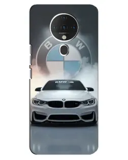 Чохол для TECNO Spark 6 з картинкою «BMW в білому диму»