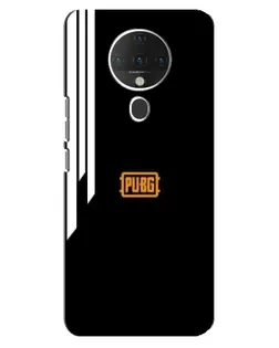 Чехол для TECNO Spark 6 с картинкой «PUBG — вертикальные линии»