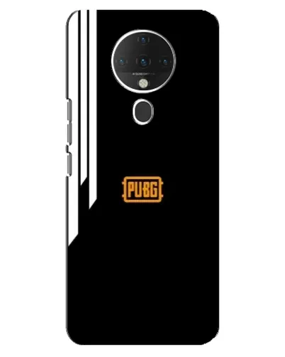 Чехол для TECNO Spark 6 с картинкой «PUBG — вертикальные линии»